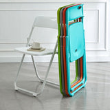 Contemporary Single da 16,5 "wide poltrone in metallo a colori solidi con gambe