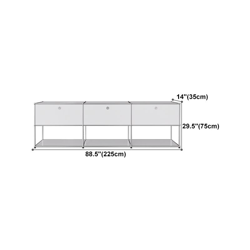 Plate-forme blanche de style moderne.