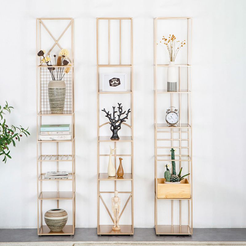 Librería de estante de libro de libros de glamour estantería Etagere estantería para la sala de estudio 12.6 "W