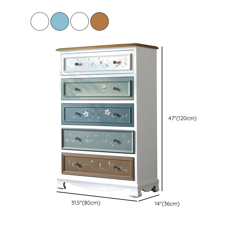 Coastal Storage Chest Solid Wood Storage Chest Dresser with 5/8 Drawers Clearhalo 'Bedroom Furniture' 'Dressers & Chests' 'dressers_chests' 'furn' 'furn_dressers_chests' 'Furniture' 1200x1200_b6cec7a2-7cd2-429d-8a0c-0a615746a84c