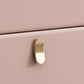Cómoda de almacenamiento de madera Glam para dormitorio, cómoda de 16" de ancho con cajones