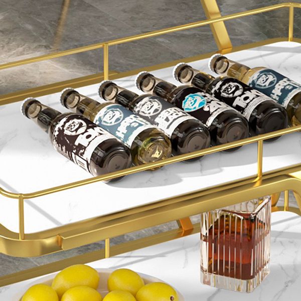 Rolling Contemporary Prep Table Metal Prep Table for Kitchen Clearhalo 'furn' 'furn_kitchen_islands_carts' 'Furniture' 'Kitchen & Dining Furniture' 'Kitchen Islands & Carts' 'kitchen_islands_carts' 1200x1200_b6d09905-bed9-4fb2-9bd2-565ad477229f