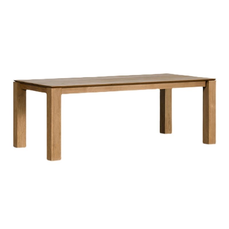 Rectangle 4 Legs Furniture Solid Wood Mid-Century Table for Dining Room Clearhalo 'Dining Tables & Seating' 'Dining Tables' 'dining_table' 'furn' 'furn_dining_table' 'Furniture' 'furniture_dining_table' 'Kitchen & Dining Furniture' 'kitchen' 'kitchen_dining_table' 1200x1200_b6d108bb-763f-4be6-9564-15f2330b0184