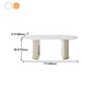 Oval Double Pedestal Luxury Dining Table Sintered Stone White Fixed Table for Restaurant Clearhalo ' dining_table' 'Dining Tables & Seating' 'Dining Tables' 'furn' 'furn_dining_table' 'Furniture' 'furniture_dining_table' 'Kitchen & Dining Furniture' 'kitchen&dining_furn' 'kitchen' 'kitchen_dining_table' 1200x1200_b6d3555e-5f28-4430-bdb4-f0447189f7ce