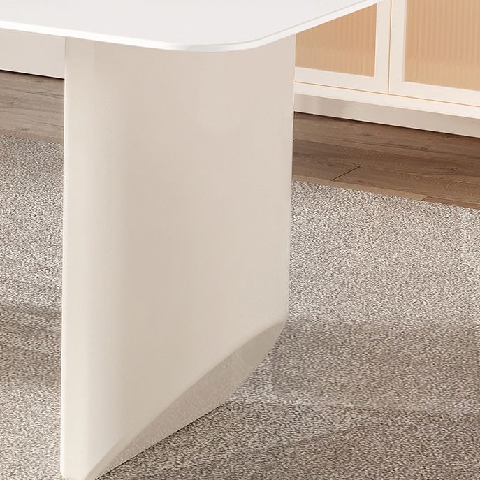 Modern 1/5/6/7 Pieces Furniture Sintered Stone Dining Set in White