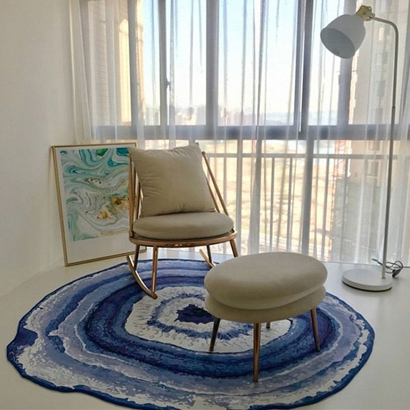 Chaise à bascule canapé intérieure glam chaise à bascule paresseuse avec coussin