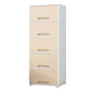 5-Door Storage Cabinet with Legs Non-Hanging Armoire for Home