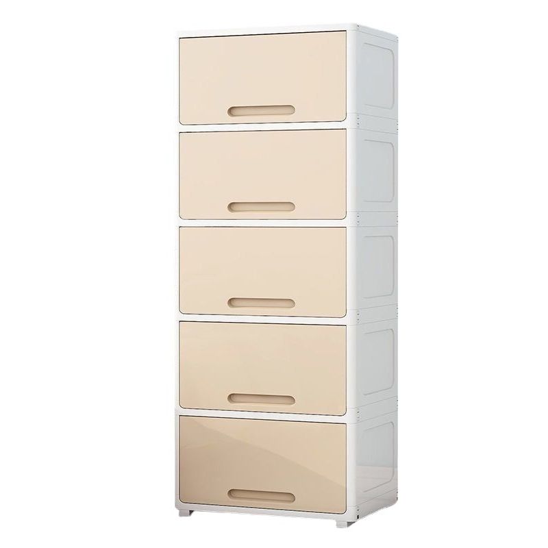5-Door Storage Cabinet with Legs Non-Hanging Armoire for Home
