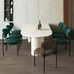 Sintered Stone Top Modern White Table for Restaurant Irregular Dining Table with 3 Legs Clearhalo ' dining_table' 'Dining Tables & Seating' 'Dining Tables' 'furn' 'furn_dining_table' 'Furniture' 'furniture_dining_table' 'Kitchen & Dining Furniture' 'kitchen&dining_furn' 'kitchen' 'kitchen_dining_table' 1200x1200_b6d50d61-888d-4cfa-948c-ba4bd97997a9