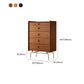 Cofre de almacenamiento de pino sólido moderno de mediados de siglo con cajones para el hogar