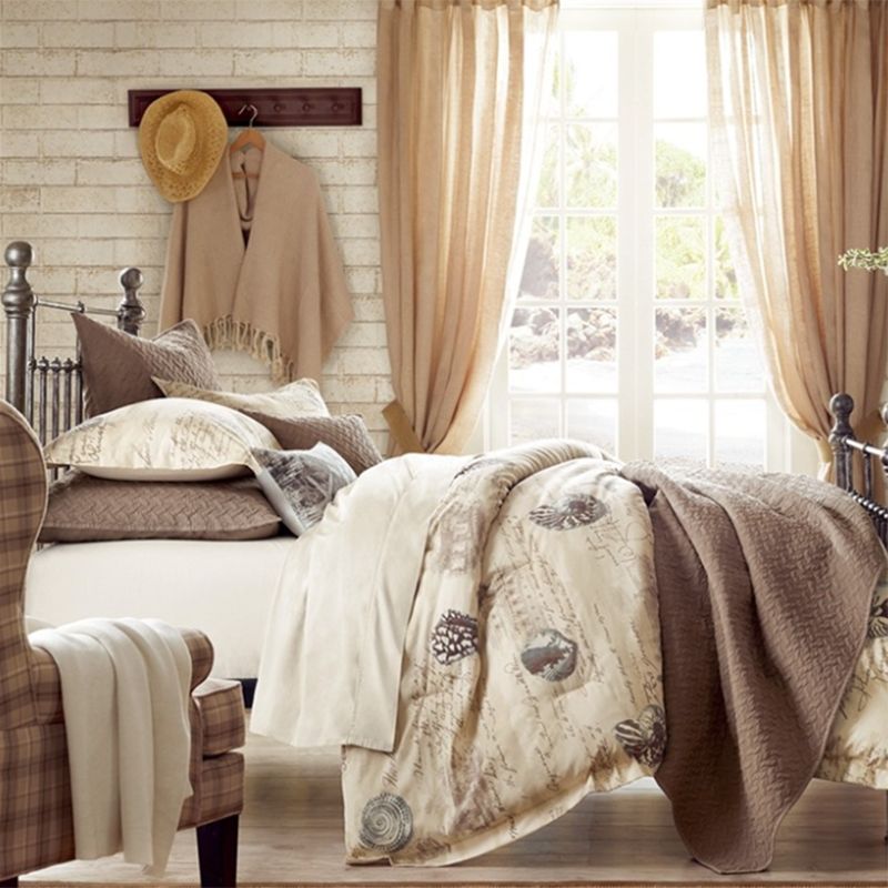 Letto in ferro alto 45.27 "industriale con testiera rettangolare