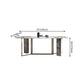 Traditional Luxury Dining Table Rectangle Sintered Stone Dining Table with Gold Frame for Home Clearhalo ' dining_table' 'Dining Tables & Seating' 'Dining Tables' 'furn' 'furn_dining_table' 'Furniture' 'furniture_dining_table' 'Kitchen & Dining Furniture' 'kitchen&dining_furn' 'kitchen' 'kitchen_dining_table' 1200x1200_b6df0610-5a55-434a-97c0-0069da83da3f