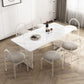 Modern Style Rectangle Table Set 1/4/5/7 Pieces Dining Set for Home Use