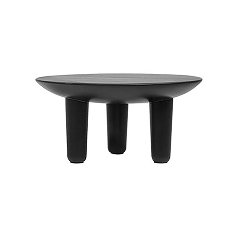 Black Finish Wood 3 Legs Cocktail Table 2-Piece Round Coffee Table Set Clearhalo 'Coffee & Accent Tables' 'Coffee Tables' 'coffee_tables' 'furn' 'furn_coffee_tables' 'Furniture' 'Living Room Furniture' 1200x1200_b6dfdeee-fbde-4d21-908d-13c3bb1e2bf8