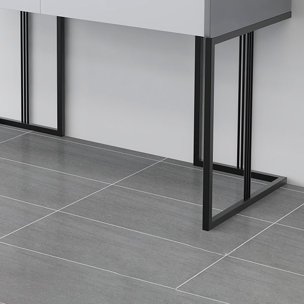 Scrivania rettangolare per la scrittura di home office moderna scrivania in pietra in pietra