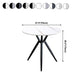 Modern Style Round Dining Table Sintered Stone Table with Metal Base for Home Use Clearhalo ' dining_table' 'Dining Tables & Seating' 'Dining Tables' 'furn' 'furn_dining_table' 'Furniture' 'furniture_dining_table' 'Kitchen & Dining Furniture' 'kitchen&dining_furn' 'kitchen' 'kitchen_dining_table' 1200x1200_b6e32aff-d662-4228-9eb9-c0515f252079