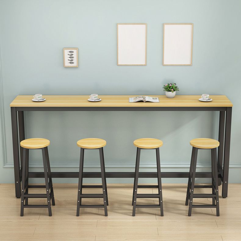 1/3/4/5 Pieces Bar Stool and Table Set Full Natural and Black Clearhalo 'Bar Furniture' 'furn' 'furn_home_bar_bar_sets' 'Furniture' 'Home Bars & Bar Sets' 'home_bar_bar_sets' 'Kitchen & Dining Furniture' 1200x1200_b6e4b752-7b79-48f4-8d0f-e39521760e38