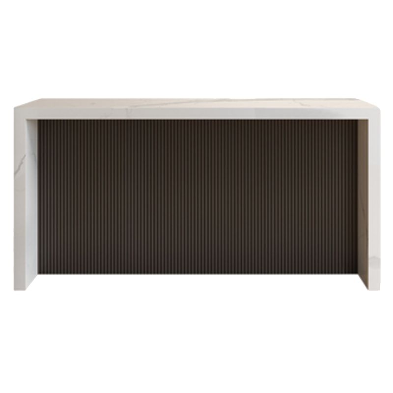 Glam Style Bar Table Faux Marble Rectangle Bar Dining Table for Living Room Clearhalo 'Bar Furniture' 'Bar Tables' 'bar_tables' 'furn' 'furn_bar_tables' 'Furniture' 'Kitchen & Dining Furniture' 1200x1200_b6e515c7-ce6c-4c25-b5f3-8663b06da923