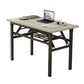 Office in legno in stile contemporaneo da ufficio rettangolare task desk in grigio e nero