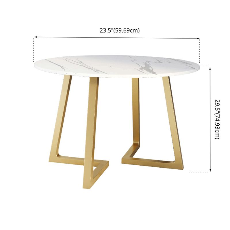 Nordic Sintered Stone Dining Room Set Standard Height with Double Pedestal Base Dining Set Clearhalo 'Dining Room Sets' 'Dining Tables & Seating' 'dining_room_set' 'furn' 'furn_dining_room_set' 'Furniture' 'furniture_dining_room_set' 'Kitchen & Dining Furniture' 'kitchen&dining_furn' 'kitchen' 1200x1200_b6e764ac-32c5-4f85-bb41-950c93d77989