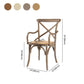 Farmhouse Wood Dining Room Chairs Cross Back Side Armchair for Restaurant Clearhalo ' kitchen&dining_furn' 'Dining Chairs' 'Dining Tables & Seating' 'dining_chair' 'furn' 'furn_dining_chair' 'Furniture' 'furniture_dining_chair' 'Kitchen & Dining Furniture' 'kitchen' 1200x1200_b6e846ce-c8b4-4cfb-8c84-d74b19cfc35b