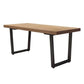 Industrial Pine Solid Wood Dining Table Brown Rectangle Table with Sled Base for Dinning Room Clearhalo ' dining_table' 'Dining Tables & Seating' 'Dining Tables' 'furn' 'furn_dining_table' 'Furniture' 'furniture_dining_table' 'Kitchen & Dining Furniture' 'kitchen&dining_furn' 'kitchen' 'kitchen_dining_table' 1200x1200_b6e98e95-217e-43df-8d0e-b1d0caab6df2