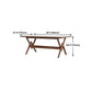 Rectangle Pine Wood Table with Trestle Base Modern Dining Table for Restaurant Clearhalo ' dining_table' 'Dining Tables & Seating' 'Dining Tables' 'furn' 'furn_dining_table' 'Furniture' 'furniture_dining_table' 'Kitchen & Dining Furniture' 'kitchen&dining_furn' 'kitchen' 'kitchen_dining_table' 1200x1200_b6ea671a-3b6b-4b00-9628-fbabc4c43f3e