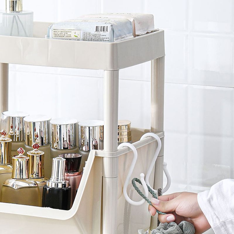 Urban Closed Back Shelf Bookcase Plastic/Acrylic Bookshelf with Caster Clearhalo 'Bookcases' 'furn' 'furn_bookcases' 'Furniture' 'Office Furniture' 1200x1200_b6eb3f4d-a1ec-459c-a80b-424a4e8135e1