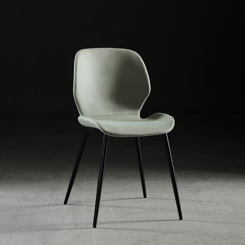 Contemporary Home Upholstered Side Chair Matte Finish Wingback Dining Chair Clearhalo ' kitchen&dining_furn' 'Dining Chairs' 'Dining Tables & Seating' 'dining_chair' 'furn' 'furn_dining_chair' 'Furniture' 'furniture_dining_chair' 'Kitchen & Dining Furniture' 'kitchen' 1200x1200_b6ed5974-0104-48cf-a68c-027d7bb340d9