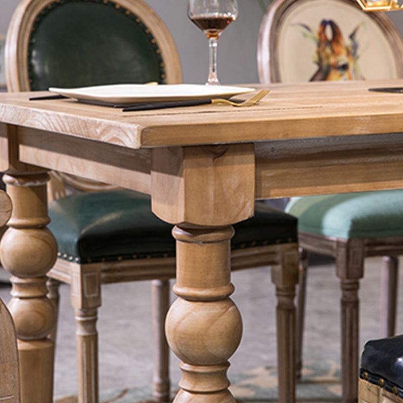 Medieval Modern Dining Table for Restaurant Rectangle Pine Wood Old Table with 4 Legs Clearhalo 'Dining Tables & Seating' 'Dining Tables' 'dining_table' 'furn' 'furn_dining_table' 'Furniture' 'furniture_dining_table' 'Kitchen & Dining Furniture' 'kitchen' 'kitchen_dining_table' 1200x1200_b6ed79c5-b29e-4db7-869c-96da3a414cc4
