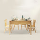 Minimalist Solid Wood Dining Room Set with Round Top and 4 Legs Base Formal Table Set Clearhalo 'Dining Room Sets' 'Dining Tables & Seating' 'dining_room_set' 'furn' 'furn_dining_room_set' 'Furniture' 'furniture_dining_room_set' 'Kitchen & Dining Furniture' 'kitchen&dining_furn' 'kitchen' 1200x1200_b6eda15d-da7a-40ca-b8dc-1f49eec08675