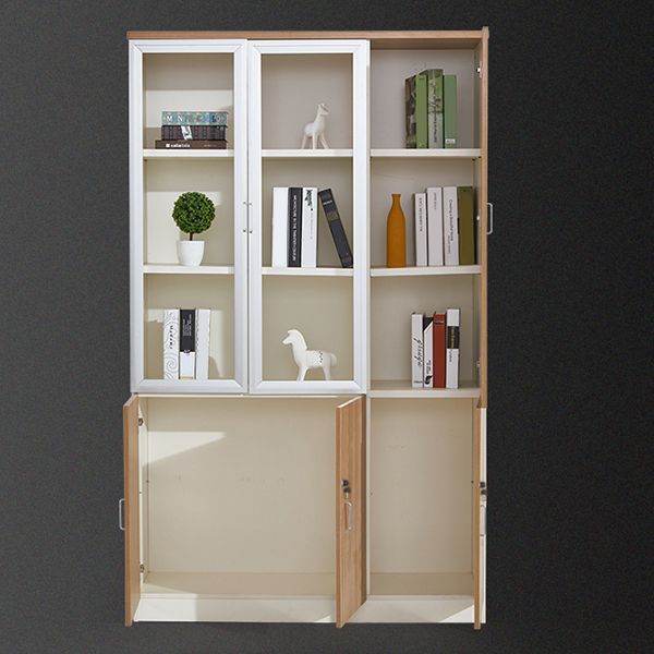 Cabinetti di file tradizionali Gabinet verticale in legno massiccio con ufficio chiave di blocco