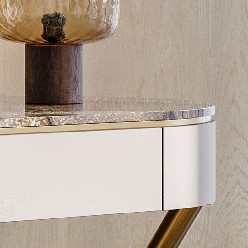 Tavolo da vanità a specchio illuminato set lussuoso tavolo da toeletta da top in pietra