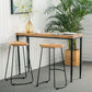 1/2/3 Pieces Industrial Rectangle Pub Table Set Solid Wood Counter Table Set Clearhalo 'Bar Furniture' 'furn' 'furn_home_bar_bar_sets' 'Furniture' 'Home Bars & Bar Sets' 'home_bar_bar_sets' 'Kitchen & Dining Furniture' 1200x1200_b6f22e51-673a-449a-a55c-1ae34b2e540f