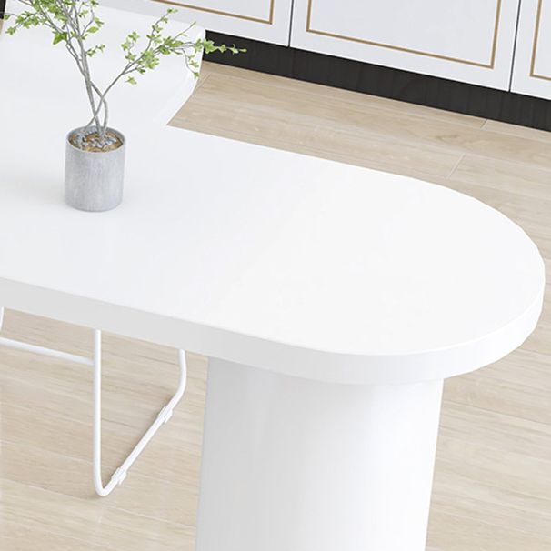 1/5 Pieces Geometric Bar Table Set Modern Wooden Home Table with Foot Bar Stools Clearhalo 'Bar Furniture' 'furn' 'furn_home_bar_bar_sets' 'Furniture' 'Home Bars & Bar Sets' 'home_bar_bar_sets' 'Kitchen & Dining Furniture' 1200x1200_b6f3995e-6df0-469c-9042-9f7036717969