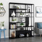 Modern Style Metal Bookshelf Open Etagere Shelf Bookcase for Office Clearhalo 'Bookcases' 'Furniture' 'furniture_bookcases' 'kitchen' 'kitchen_bookcases' 'Living Room Furniture' 'Office Furniture' 1200x1200_b6f3f729-34ce-40b9-8d57-6a2c9e5e89e9