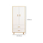 Rectangular Wardrobe Cabinet Modern Simple Wooden Wardrobe Cabinet