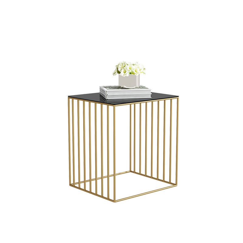 Mid-Century Metal Frame Rectangular Metal Wrap Living Room Side Table Clearhalo 'Coffee & Accent Tables' 'End & Side Tables' 'end_side_tables' 'furn' 'furn_end_side_tables' 'Furniture' 'Living Room Furniture' 1200x1200_b6f6a97a-61bb-43fc-ad24-fe1af6818ae9