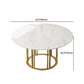 Glam 1/2/7 Pieces Dining Table Set Round Dining Table Set with Chair Clearhalo 'Dining Room Sets' 'Dining Tables & Seating' 'dining_room_set' 'furn' 'furn_dining_room_set' 'Furniture' 'furniture_dining_room_set' 'Kitchen & Dining Furniture' 'kitchen&dining_furn' 'kitchen' 1200x1200_b6f88fa7-0cc6-4c53-8eca-484c50472d2b