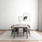 Simplicity Style Furniture Rectangle Solid Wood Dining Room Table in Brown