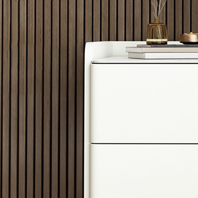 モダンな木製ナイトスタンド18.5 "高さ2-灰色 /青 /白のナイトスタンド