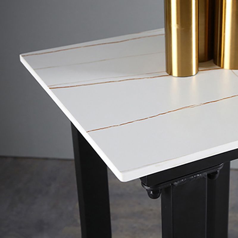 Industrial Bar Height Table Stone Top Bistro Bar Table for Patio Use Clearhalo 'Bar Furniture' 'Bar Tables' 'bar_tables' 'furn' 'furn_bar_tables' 'Furniture' 'Kitchen & Dining Furniture' 1200x1200_b7024302-2084-484d-8406-e02abda52a65