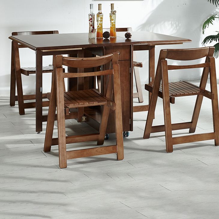 Mid-Century Modern Dining Room Table Rubberwood Solid Wood Table with Wood Base Clearhalo ' dining_table' 'Dining Tables & Seating' 'Dining Tables' 'furn' 'furn_dining_table' 'Furniture' 'furniture_dining_table' 'Kitchen & Dining Furniture' 'kitchen&dining_furn' 'kitchen' 'kitchen_dining_table' 1200x1200_b70271d5-dd76-4aab-bef9-bf2ffc1d8eb7