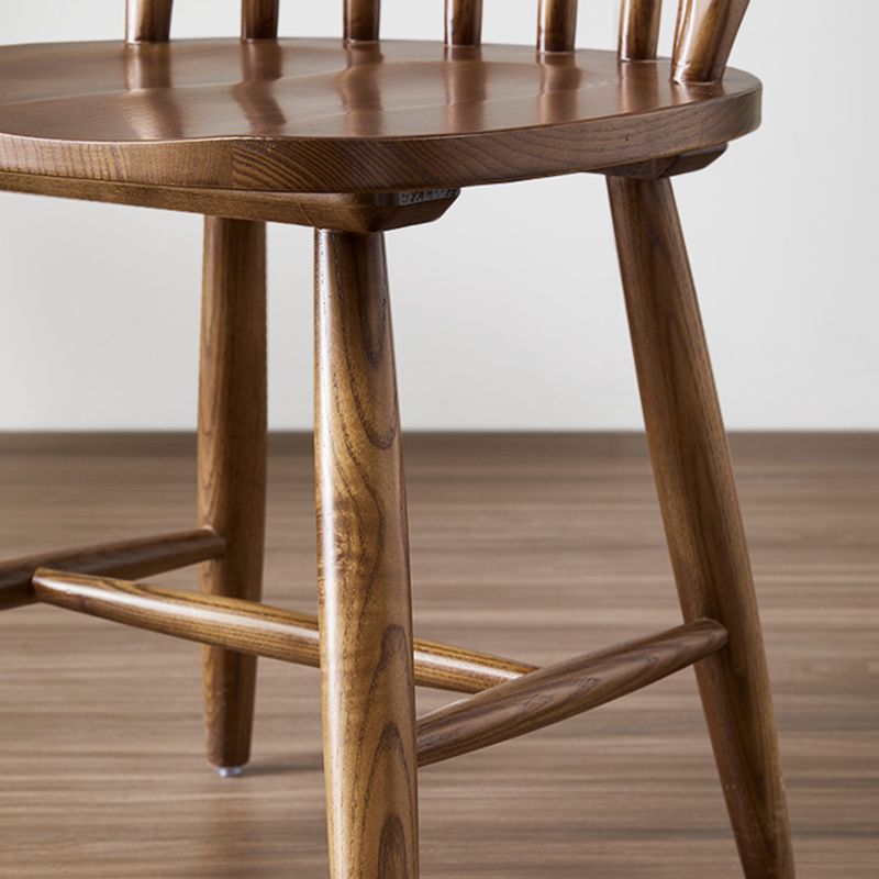 Modern Wood Dining Room Chair Armless Windsor Side Chair for Home Use Clearhalo ' kitchen&dining_furn' 'Dining Chairs' 'Dining Tables & Seating' 'dining_chair' 'furn' 'furn_dining_chair' 'Furniture' 'furniture_dining_chair' 'Kitchen & Dining Furniture' 'kitchen' 1200x1200_b7084a7a-79fb-4557-85b9-99cf49f1c684