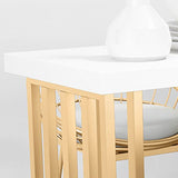 Tavolo da pub glam altezza in legno in legno tavolo da barra per interno