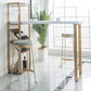 Bar Height Pub Table Glam Rectangle Solid Wood Bar Table with Storage Clearhalo 'Bar Furniture' 'Bar Tables' 'bar_tables' 'furn' 'furn_bar_tables' 'Furniture' 'Kitchen & Dining Furniture' 1200x1200_b708734b-5cbd-4d3e-a5b5-651b4aaa6e50