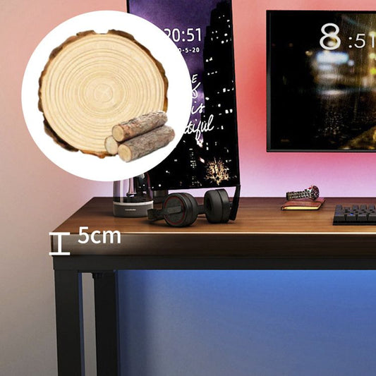 Scrivania di computer rettangolari in legno massiccio moderno 29,53 "scrivania da gioco alta