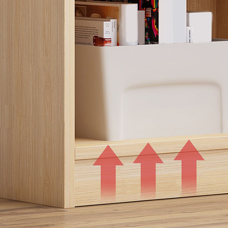 Libreria modem, libreria standard in legno ingegnerizzato con ripiani rettangolari