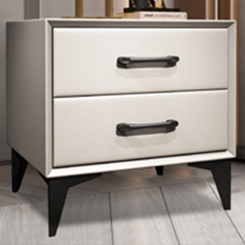 Contemporary Wooden Drawer Storage Bed Nightstand for Bedroom