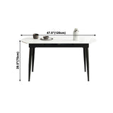 Sintered Stone Top Extendable Round Table for Restaurant Modern Dining Table in White with 4 Legs Clearhalo ' dining_table' 'Dining Tables & Seating' 'Dining Tables' 'furn' 'furn_dining_table' 'Furniture' 'furniture_dining_table' 'Kitchen & Dining Furniture' 'kitchen&dining_furn' 'kitchen' 'kitchen_dining_table' 1200x1200_b70ed760-64b7-42ea-96b9-1bc4fed239ec